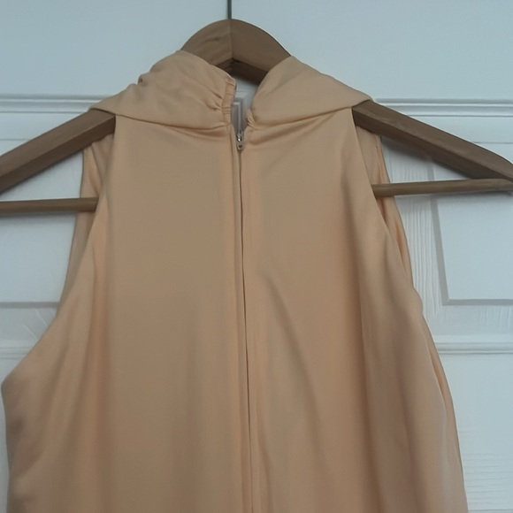 60s peach maxi dress - Picture 2 of 4